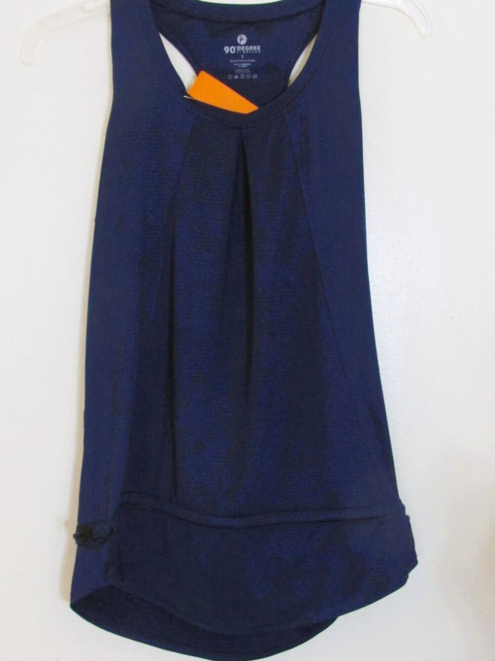 Reflex 90 Degrees~womens~size S~tank top~dark blue~active athletic~W/ drawstring